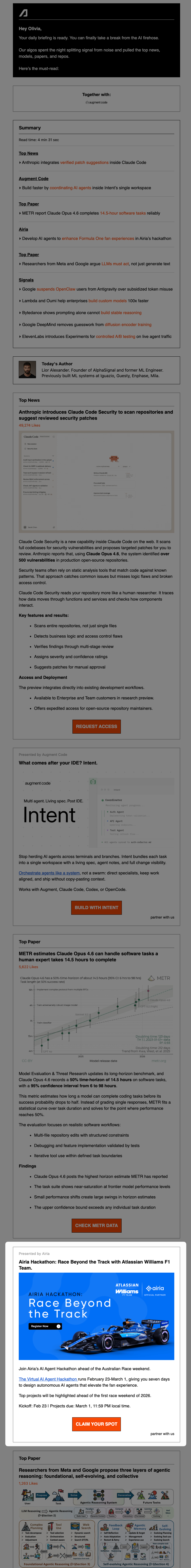 AlphaSignal - secondary example