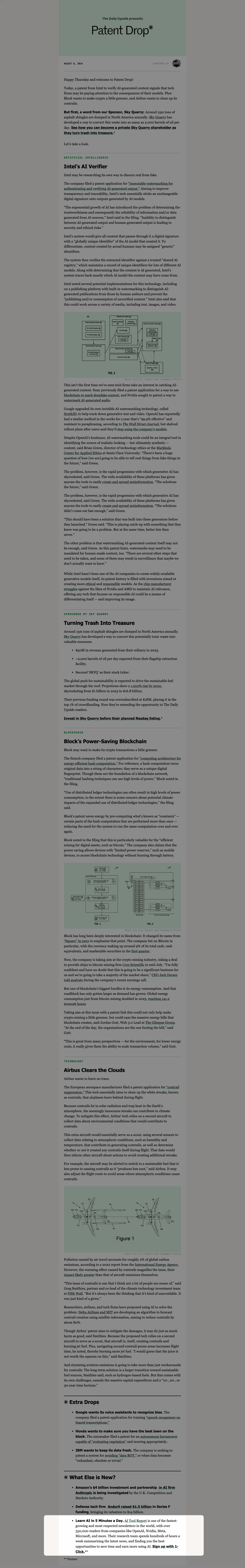 Patent Drop Newsletter - SECONDARY