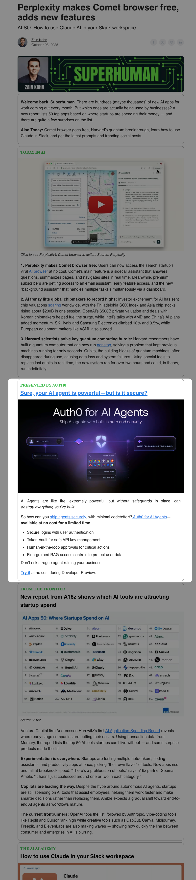 Superhuman AI - primary example