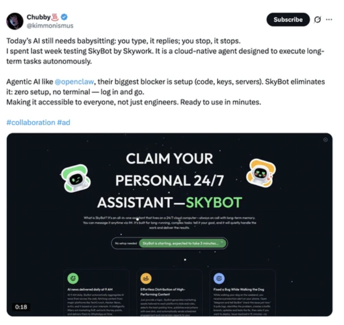 Superintelligence Newsletter - Sponsored X Post